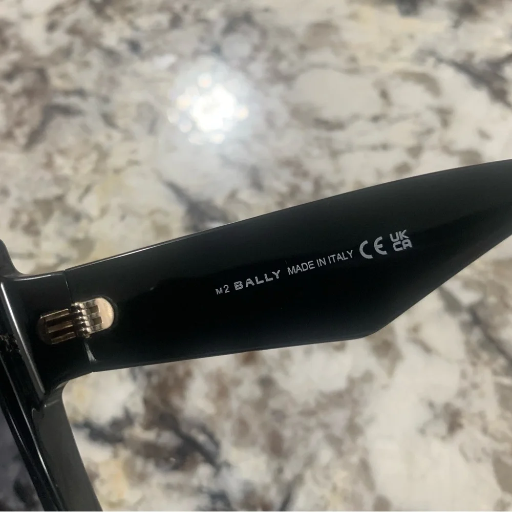 BALLY Oversized Square BB Logo Sunglasses